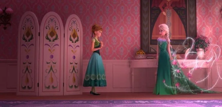 Кадр из Холодное торжество (2015) Кадр 1 из мультфильма Холодное торжество / Frozen Fever (2015)