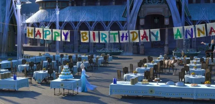 Кадр из Холодное торжество (2015) Кадр 3 из мультфильма Холодное торжество / Frozen Fever (2015)