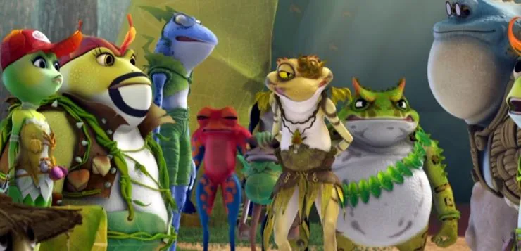 Кадр из Принцесса-лягушка (2013) Кадр 3 из мультфильма Принцесса-лягушка / Frog Kingdom (2013)