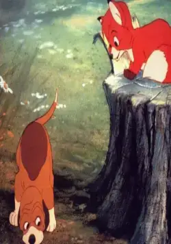 Кадр из Лис и пёс (1981) Кадр 1 из мультфильма Лис и пёс / The Fox and the Hound (1981)