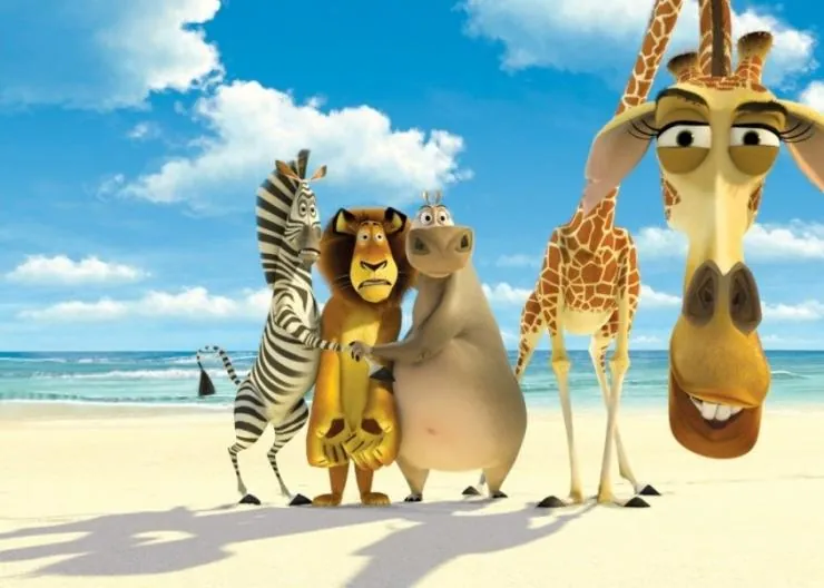 Кадр из Мадагаскар (2005) Кадр 1 из мультфильма Мадагаскар / Madagascar (2005)