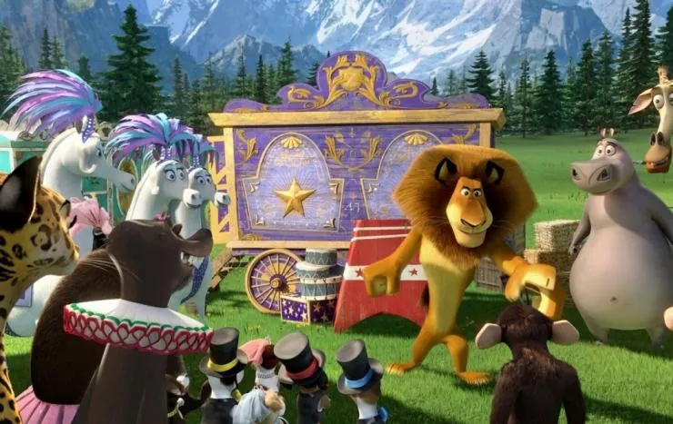 Кадр из Мадагаскар 3 (2012) Кадр 3 из мультфильма Мадагаскар 3 / Madagascar 3: Europe's Most Wanted (2012)