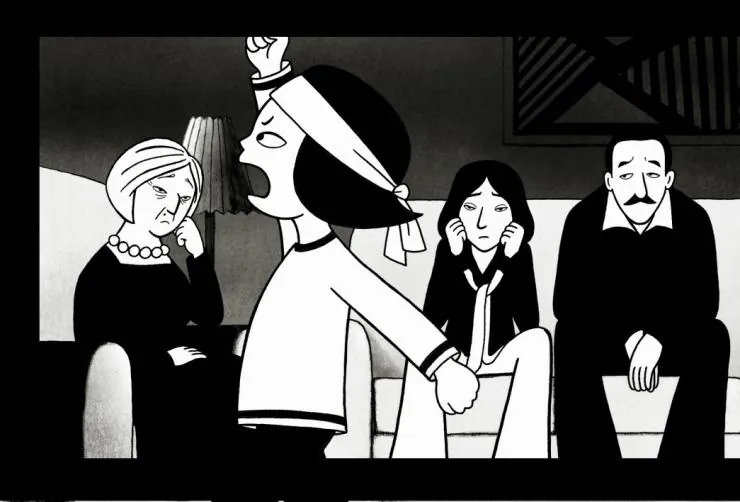 Кадр из Персиполис (2007) Кадр 2 из мультфильма Персиполис / Persepolis (2007)