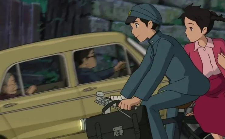 Кадр из Со склонов Кокурико (2011) Кадр 2 из аниме фильма Со склонов Кокурико / Kokuriko-zaka kara (2011)