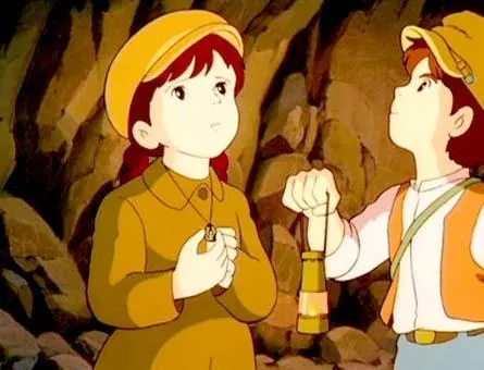 Кадр из Небесный замок Лапута (1986) Кадр 1 из аниме фильма Небесный замок Лапута / Tenkuu no Shiro Laputa (1986)