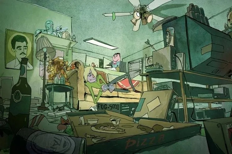 Кадр из Земля дураков (2016) Кадр 2 из мультфильма Земля дураков / Nerdland (2016)
