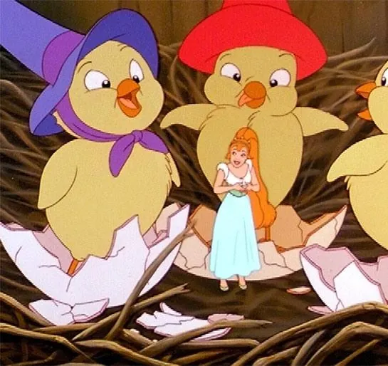 Кадр из Дюймовочка (1994) Кадр 3 из мультфильма Дюймовочка / Thumbelina (1994)