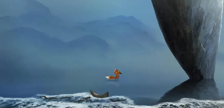 Кадр из Лис и кит (2016) Кадр 3 из мультфильма Лис и кит / Fox and the Whale (2016)
