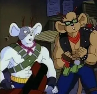 Кадр из Мыши-Рокеры с Марса (1993) Кадр 3 из сериала Мыши-Рокеры с Марса / Biker Mice from Mars (1993)