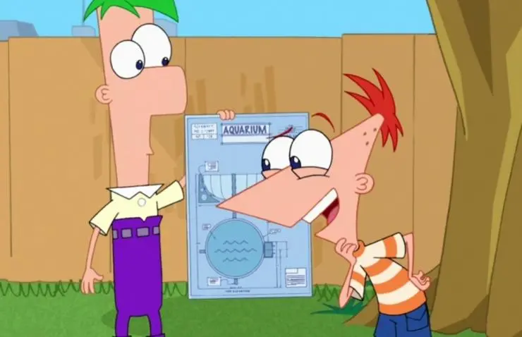 Кадр из Финес и Ферб (2007) Кадр 3 из сериала Финес и Ферб / Phineas and Ferb (2007)