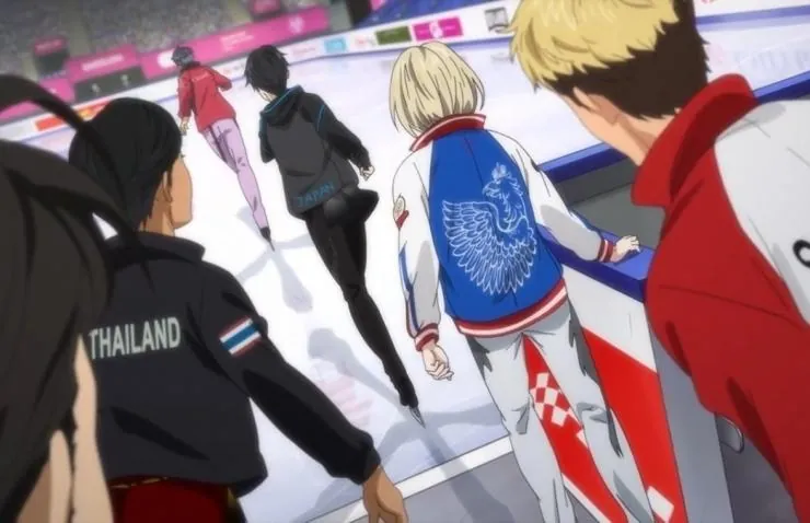 Кадр из Юри на льду (2016) Кадр 1 из аниме сериала Юри на льду / Yuri!!! On Ice (2016)