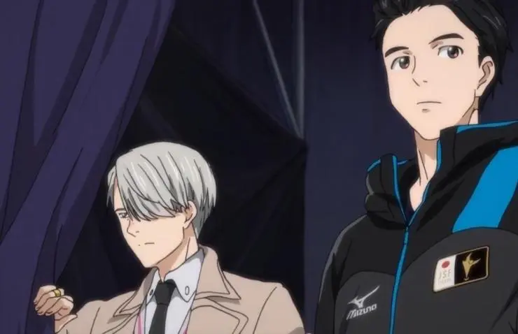 Кадр из Юри на льду (2016) Кадр 2 из аниме сериала Юри на льду / Yuri!!! On Ice (2016)