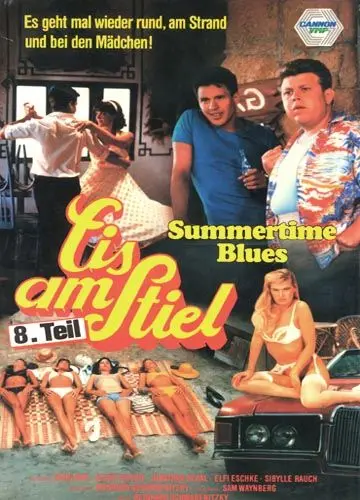 Постер: Горячая жевательная резинка 8: Летний блюз / Summertime Blues: Lemon Popsicle VIII (1988)