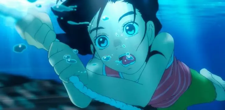 Кадр из Дети моря (2019) Кадр 3 из аниме фильма Дети моря / Kaijuu no Kodomo (2019)