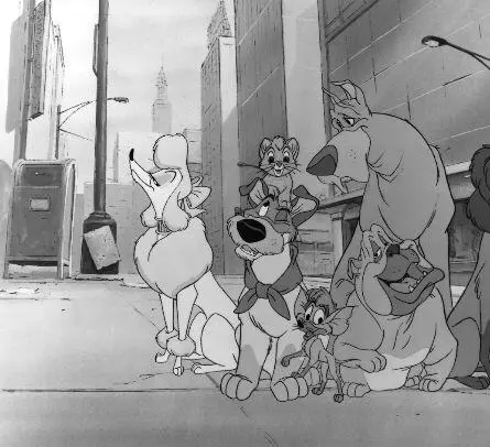 Кадр из Оливер и компания (1988) Кадр 1 из мультфильма Оливер и компания / Oliver & Company (1988)