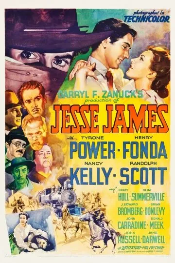 Постер: Джесси Джеймс. Герой вне времени / Jesse James (1938)