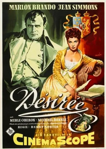 Постер: Любовь императора Франции / Désirée (1954)