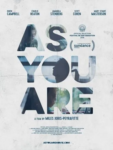Постер: Как есть / As You Are (2016)