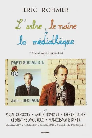 Постер: Дерево, мэр и медиатека / L'arbre, le maire et la médiathèque (1993)