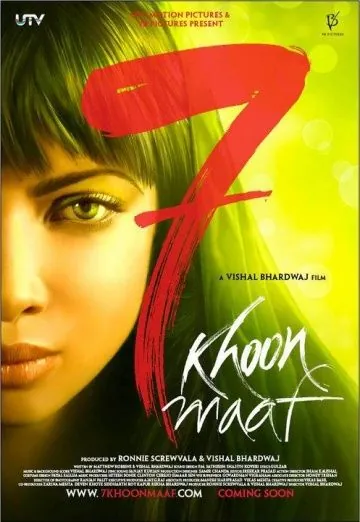 Постер: Семь прощенных убийств / 7 Khoon Maaf (2011)