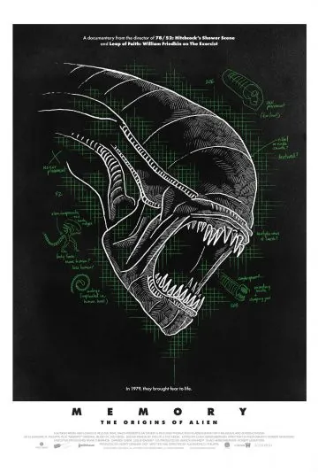 Постер: Память: Истоки «Чужого» / Memory: The Origins of Alien (2019)