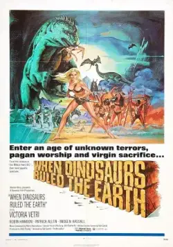 Постер: Когда на земле царили динозавры / When Dinosaurs Ruled the Earth (1970)
