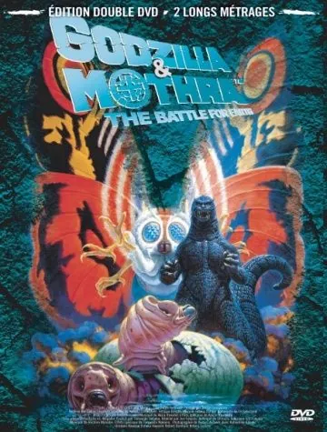 Постер: Годзилла против Мотры: Битва за Землю / Gojira vs. Mosura (1992)