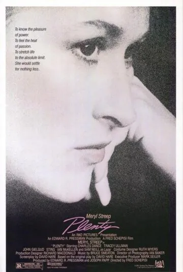 Постер: Беспокойное сердце / Plenty (1985)