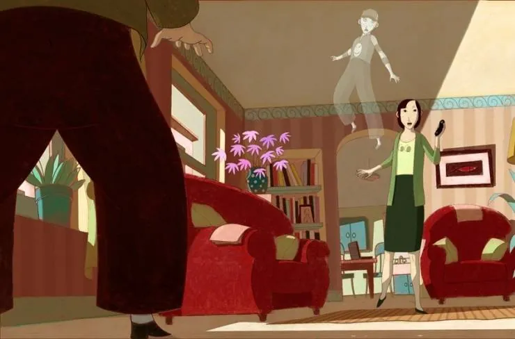 Кадр из Мальчик-призрак (2015) Кадр 1 из мультфильма Мальчик-призрак / Phantom Boy (2015)