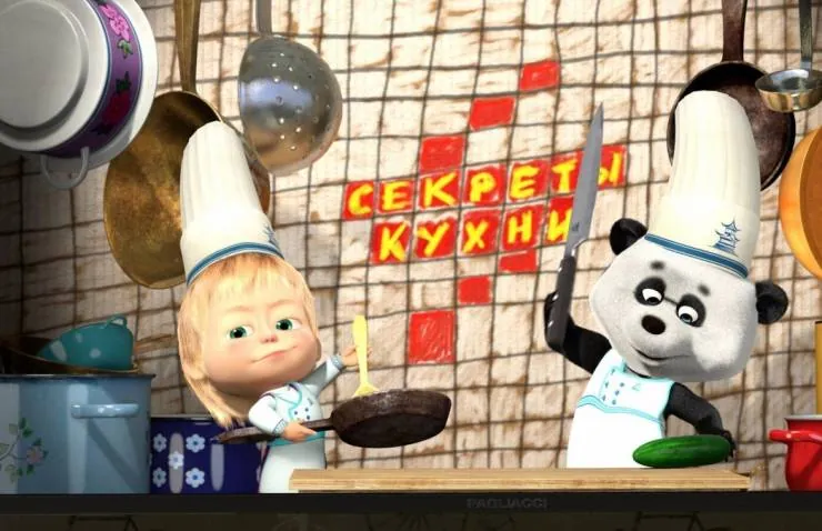 Кадр из Маша и медведь. День кино 2016 (2016) Кадр 2 из мультфильма Маша и медведь. День кино 2016 (2016)
