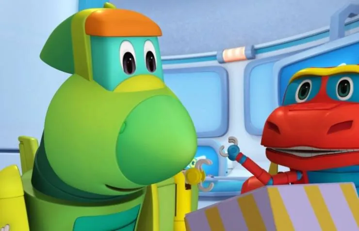Кадр из Команда Дино (2016) Кадр 1 из сериала Команда Дино / Go Go Dino (2016)