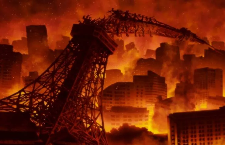 Кадр из Гибель Японии 2020 (2020) Кадр 2 из аниме сериала Гибель Японии 2020 / Nihon Chinbotsu 2020 (2020)