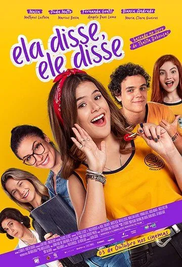 Постер: Она сказала, он сказал / Ela Disse, Ele Disse (2019)