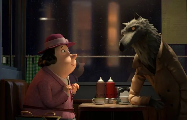 Кадр из Сказки Серого Волка (2016) Кадр 3 из мультфильма Сказки Серого Волка / Revolting Rhymes (2016)