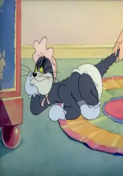 Кадр из Нелегко быть младенцем (1943) Кадр 3 из мультфильма Нелегко быть младенцем / Baby Puss (1943)