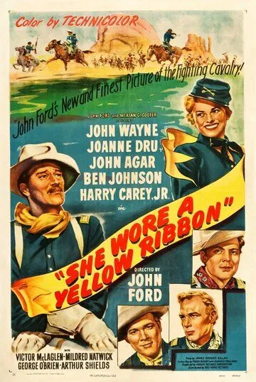 Постер: Она носила желтую ленту / She Wore a Yellow Ribbon (1949)