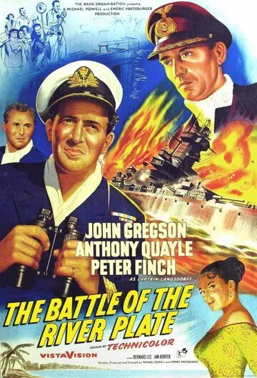 Постер: Битва у Ла-Платы / The Battle of the River Plate (1956)