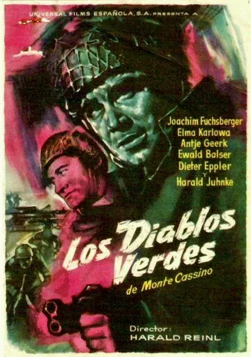 Постер: Зелёные дьяволы Монте-Кассино / Die grünen Teufel von Monte Cassino (1958)
