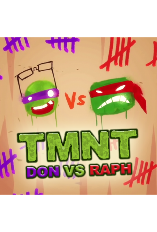 Постер: Черепашки-ниндзя: Дони против Рафа / TMNT: Don vs Raph (2016)