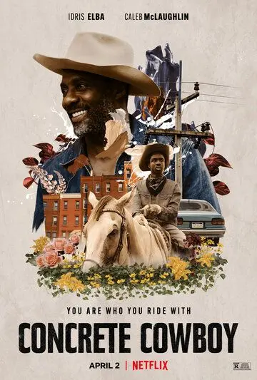 Постер: Городской ковбой / Concrete Cowboy (2020)