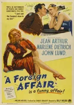 Постер: Зарубежный роман / A Foreign Affair (1948)