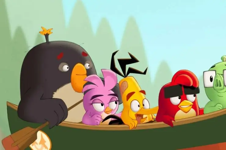 Кадр из Angry Birds: Летнее безумие (2022) Кадр 2 из сериала Angry Birds: Летнее безумие / Angry Birds Summer Madness (2022)