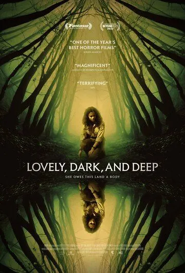 Постер: Прекрасно, темно и глубоко / Lovely, Dark, and Deep (2023)