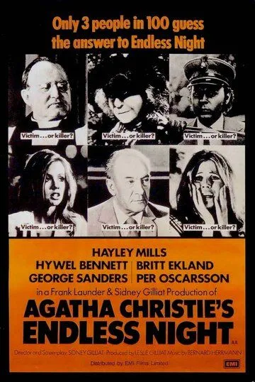 Постер: Бесконечная ночь / Endless Night (1972)
