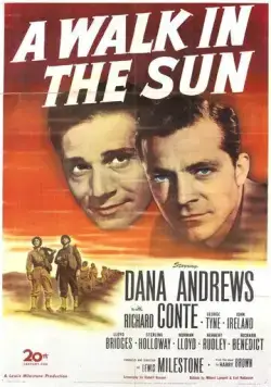 Постер: Прогулка под солнцем / A Walk in the Sun (1945)
