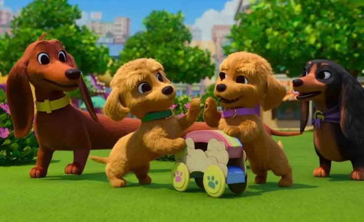 Кадр из Претцель и щенки (2022) Кадр 2 из сериала Претцель и щенки / Pretzel and the Puppies (2022)