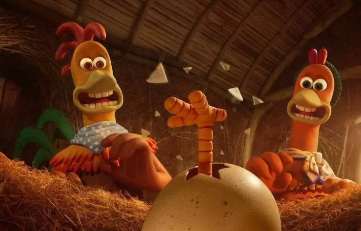Кадр из Побег из курятника 2 (2023) Кадр 1 из мультфильма Побег из курятника 2 / Chicken Run: Dawn of the Nugget (2023)