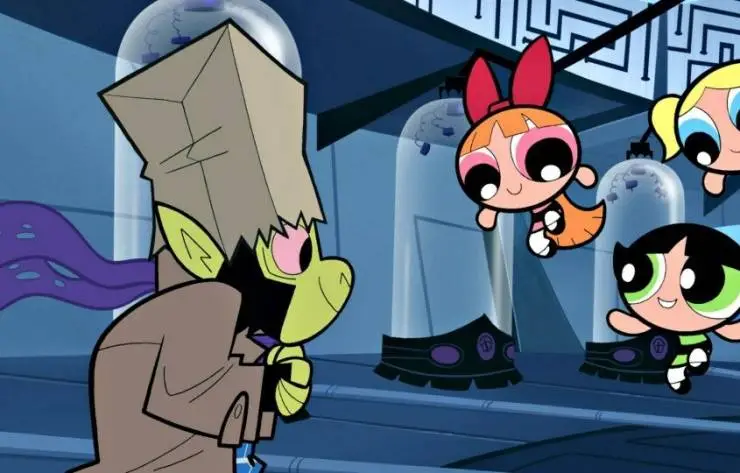 Кадр из Крутые девчонки (2002) Кадр 3 из мультфильма Крутые девчонки / The Powerpuff Girls Movie (2002)