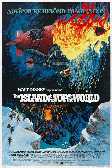 Постер: Остров на вершине мира / The Island at the Top of the World (1974)