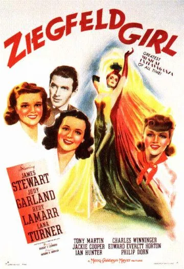 Постер: Девушки Зигфилда / Ziegfeld Girl (1941)